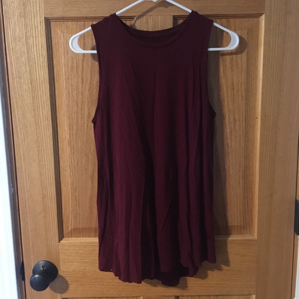 Maroon tank top